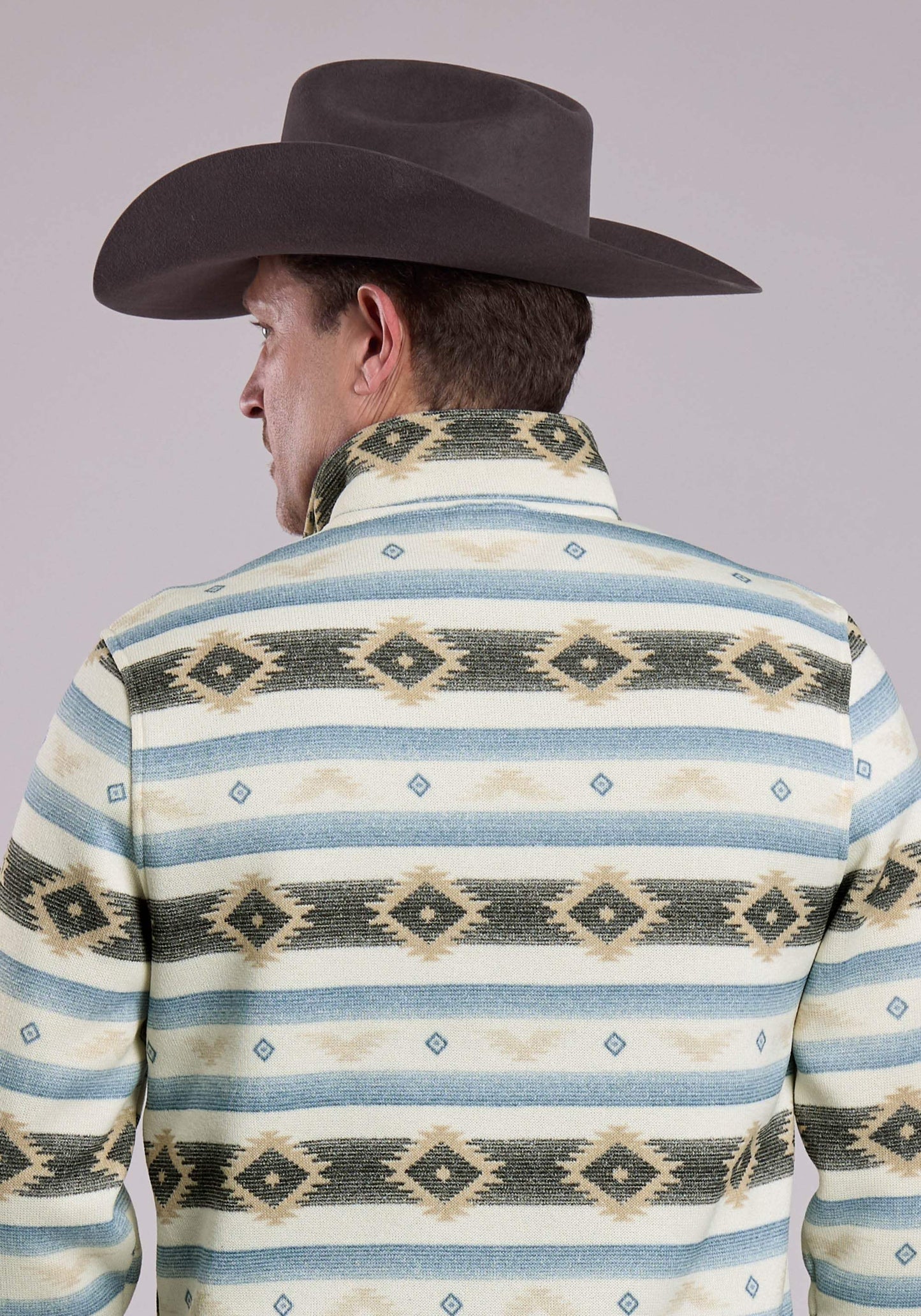 Mens Roper Aztec Knit Pullover Sweater - Roper - Flyclothing LLC