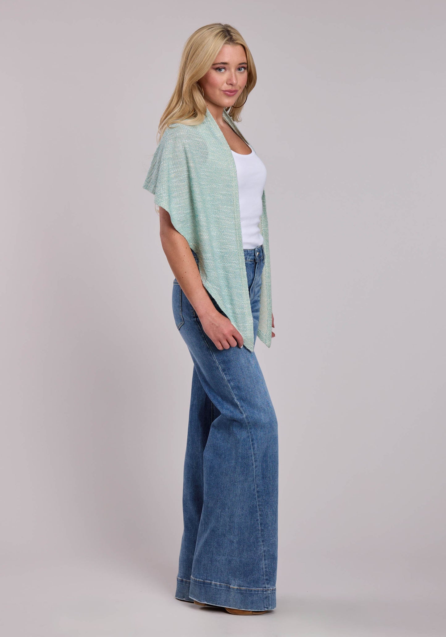 Womens Roper Sweater Knit Shrug