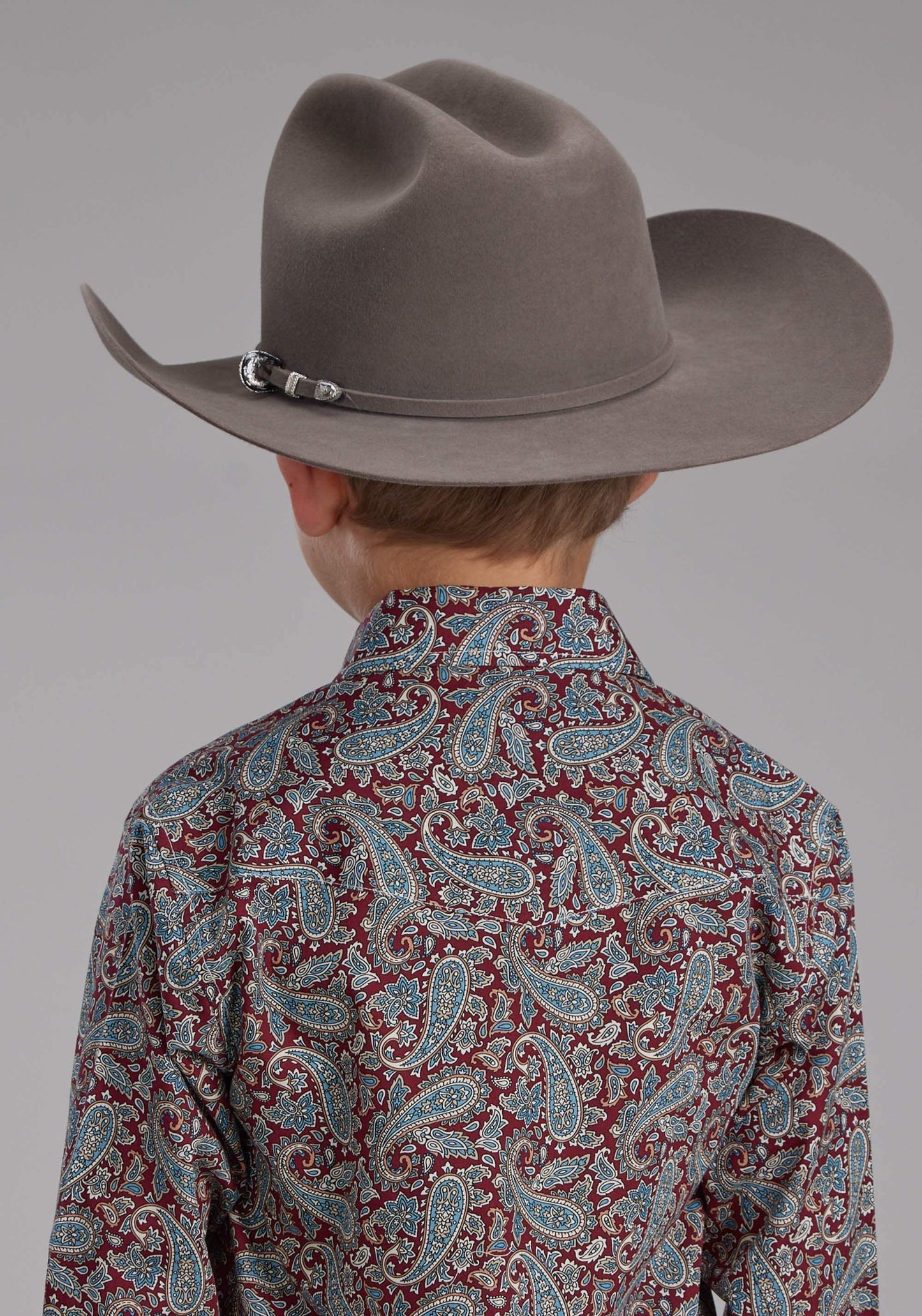 Roper Boys Orchard Paisley Long Sleeve Snap Western Shirt - Roper - Flyclothing LLC