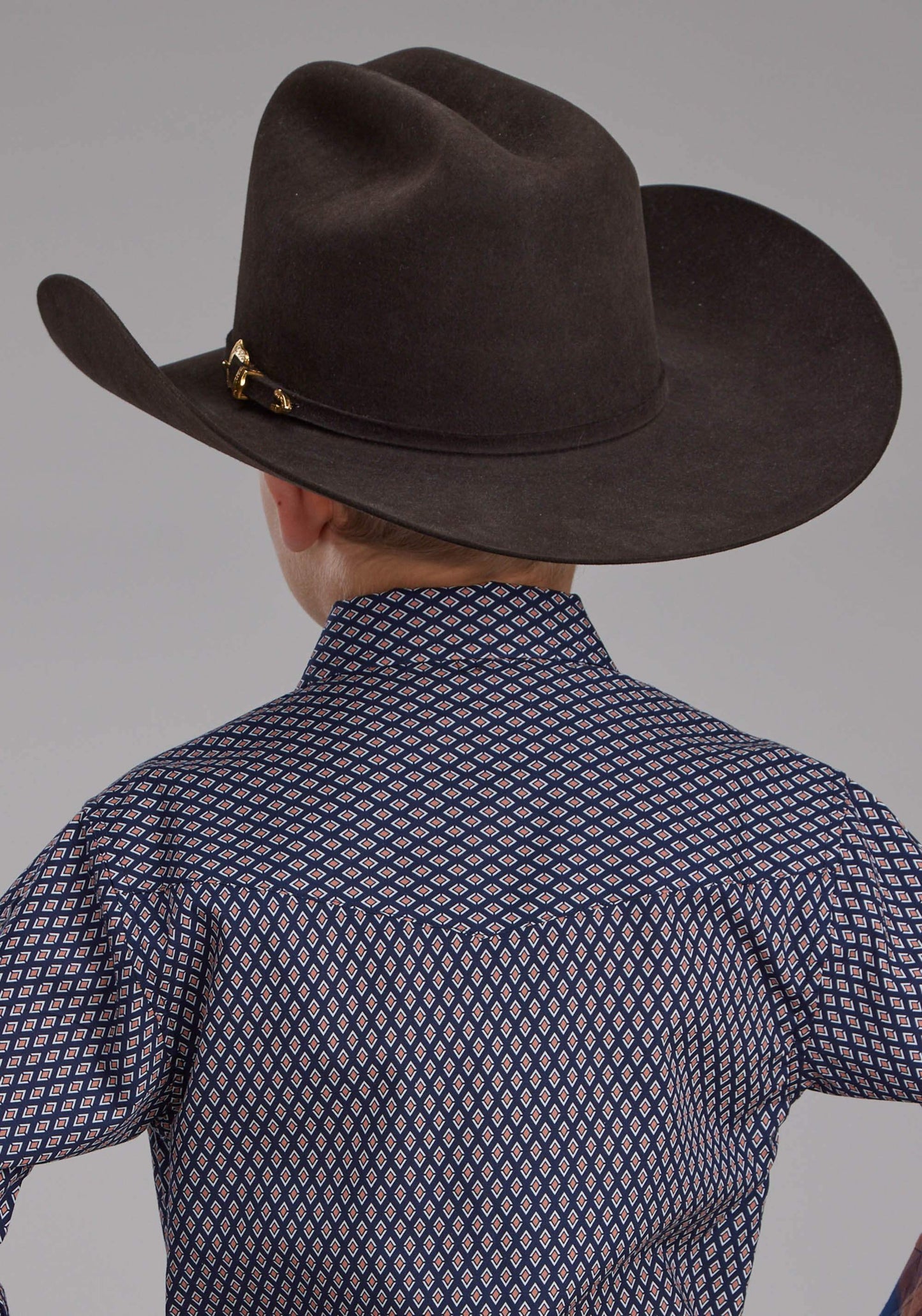 Roper Boys Diamond Eye Geo Long Sleeve Snap Western Shirt - Roper - Flyclothing LLC