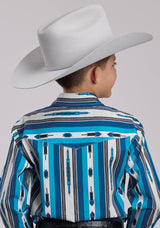 Boys Roper Deadstock Stripe Long Sleeve Snap Shirt
