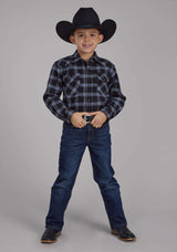 Roper Boys Unlined Flannel Shirt Long Sleeve Snap Western Shirt - Roper - Flyclothing LLC