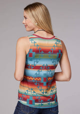 Roper Womens Sweater Jersey V-neck Tank Sleeveless Pullover Western Shirt - Roper - Flyclothing LLC