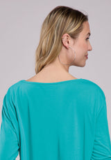 Roper Womens Long Sleeve Pullover Poly Rayon Jersey Tee Western Shirt