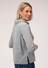 Roper Womens Poly Ciscose Jersey Cowl Neck Long Sleeve Knit Top - Roper - Flyclothing LLC