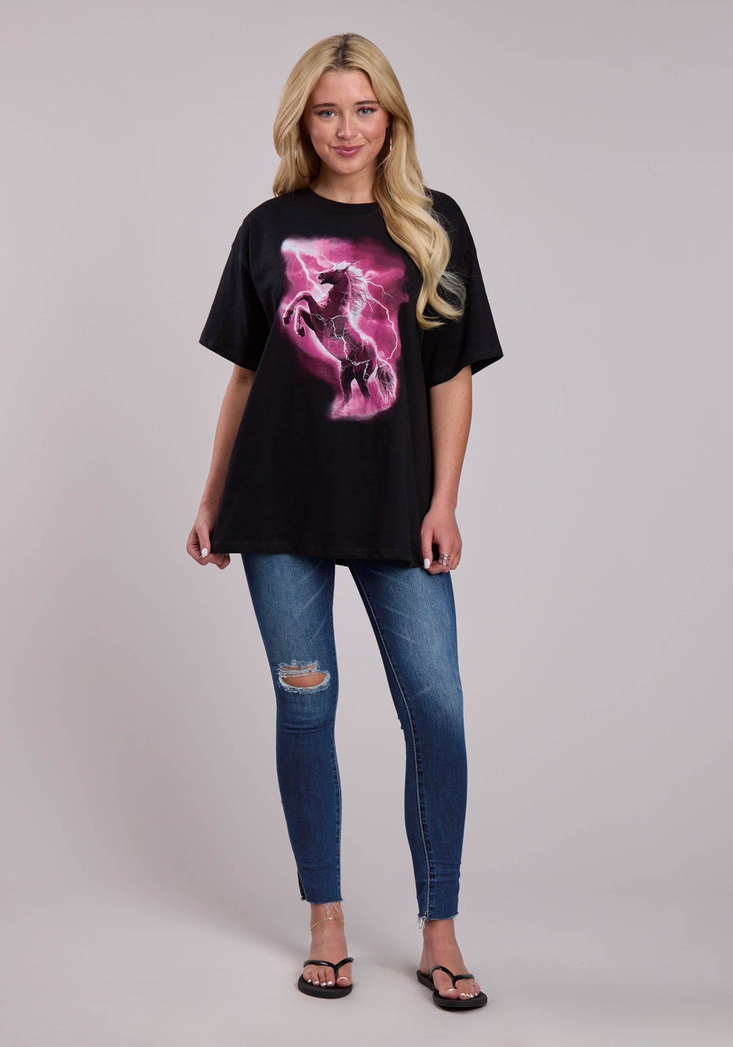 Womens Roper Slub Jersey Oversized Short Sleeve Shirt
