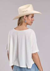 Womens Roper Poly Rayon Crew Neck Jersey Short Sleeve Shirt