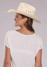 Roper Womens Jersey Knit Crew Neck Tee Short Sleeve Pullover Western Shirt - Roper - Flyclothing LLC