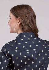 Womens Roper Ombre Aztecs Long Sleeve Snap Shirt - Roper - Flyclothing LLC