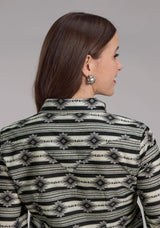 Roper Womens Santa Fe Aztec Long Sleeve Snap Western Shirt - Roper - Flyclothing LLC