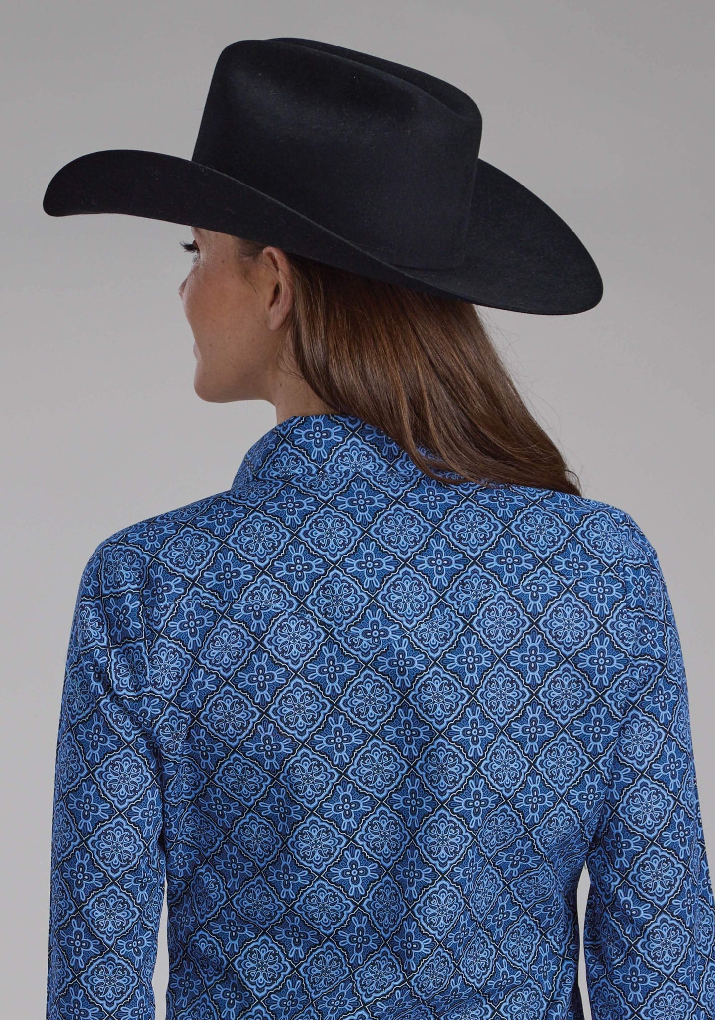 Roper Womens Saphire Ornamental Long Sleeve Snap Western Shirt - Roper - Flyclothing LLC