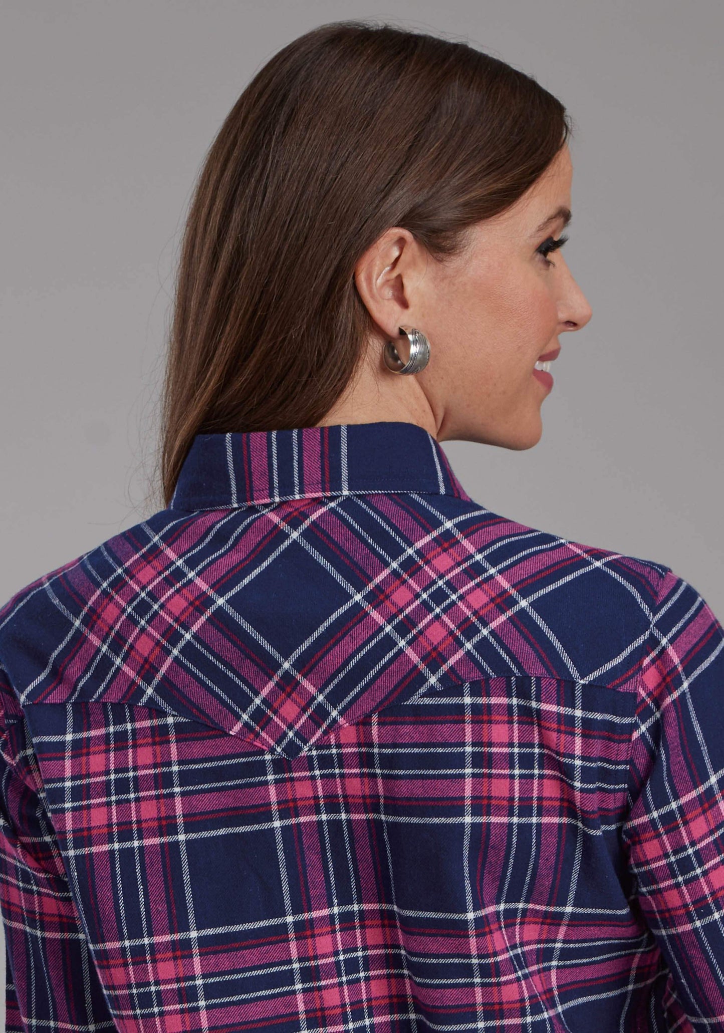 Roper Womens Unlined Flannel Shirt Long Sleeve Snap Western Shirt - Roper - Flyclothing LLC