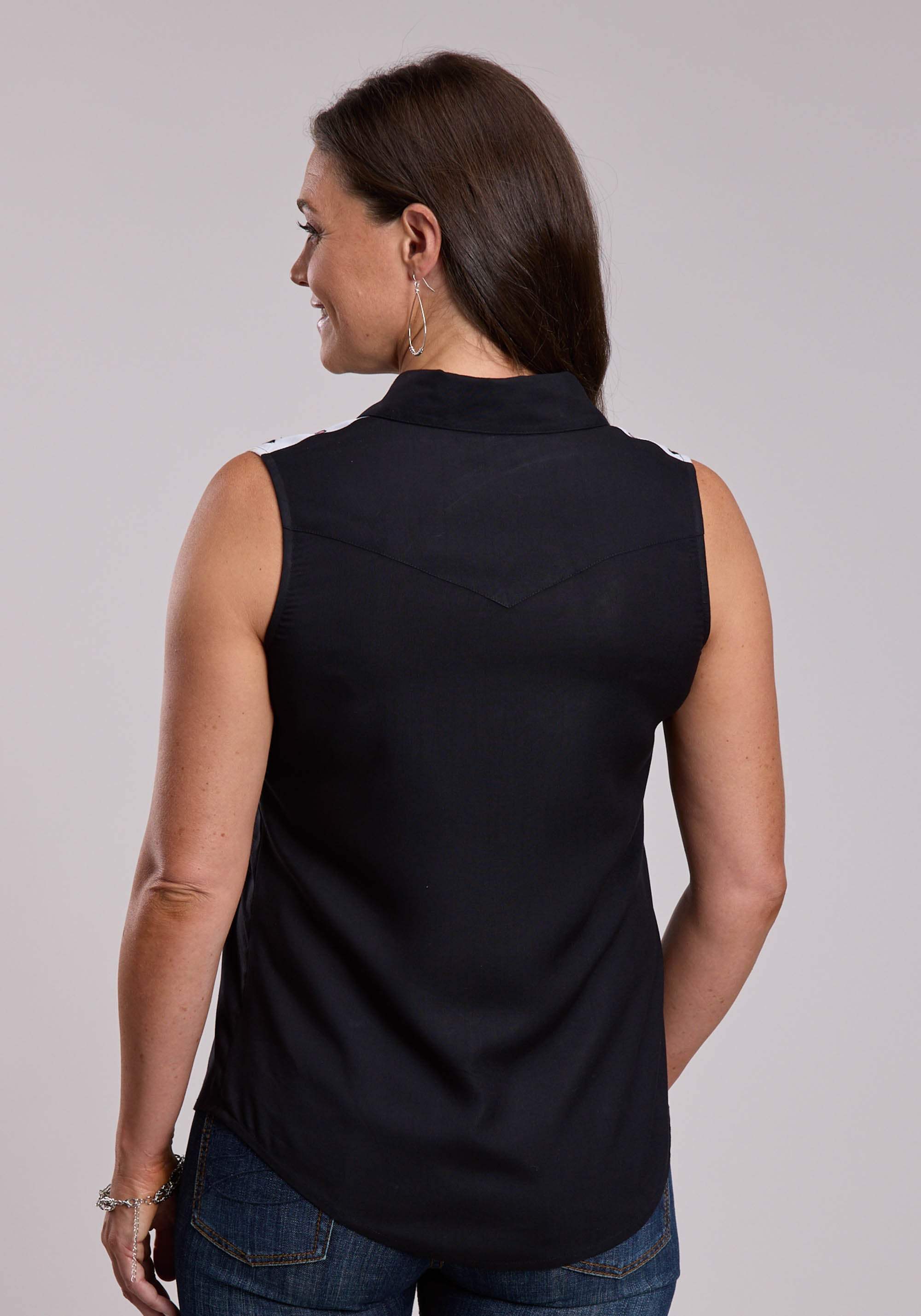 Womens Roper Rayon Challis Sleeveless Top - Roper - Flyclothing LLC