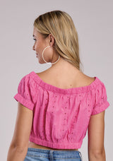 Womens Roper Cotton Eyelet Tube Top