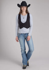 Roper Womens Cotton Corduroy Mini Button Vest - Roper - Flyclothing LLC