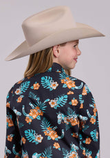 Girls Roper Hawaiian Print Long Sleeve Shirt - Roper - Flyclothing LLC