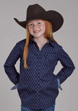 Roper Girls Aztecs Print Long Sleeve Snap Western Shirt - Roper - Flyclothing LLC