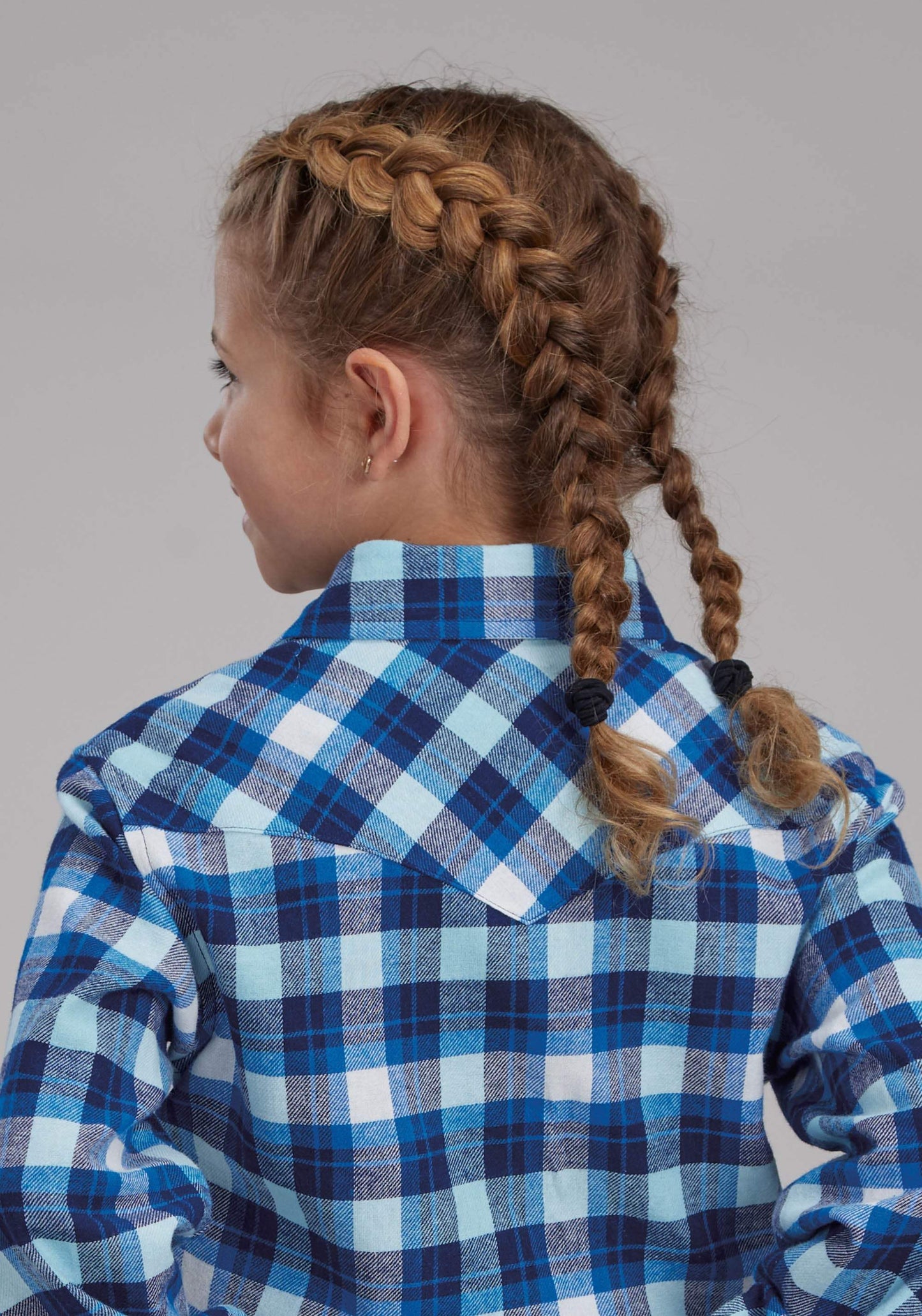 Roper Girls Unlined Flannel Shirt Long Sleeve Snap Western Shirt - Roper - Flyclothing LLC