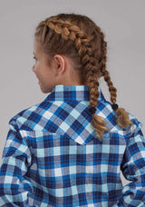 Roper Girls Unlined Flannel Shirt Long Sleeve Snap Western Shirt - Roper - Flyclothing LLC