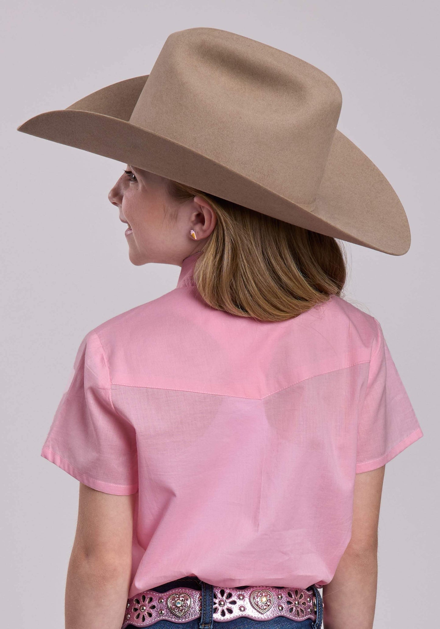 Girls Roper Solid Cotton Western Blouse - Roper - Flyclothing LLC