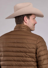 Mens Roper Nylon Down Proof Coated Jacket - Roper - Flyclothing LLC