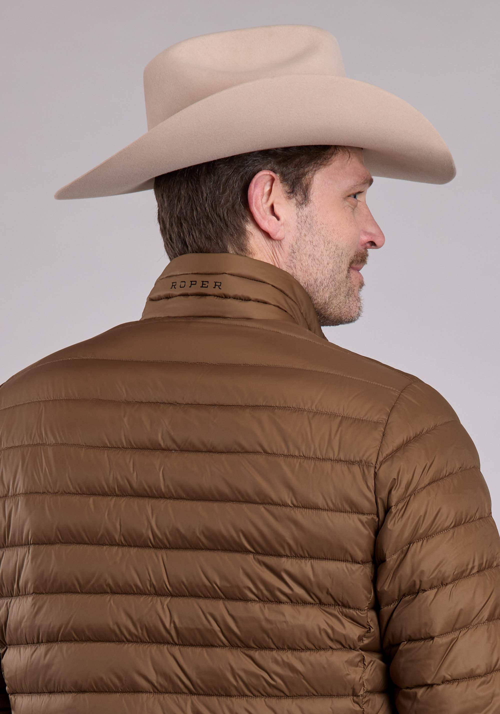 Mens Roper Nylon Down Proof Coated Jacket - Roper - Flyclothing LLC