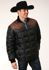 Mens Quilted Polyfilled Jacket - ROPER - Flyclothing LLC