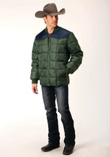 Mens Quilted Polyfilled Jacket - ROPER - Flyclothing LLC