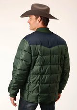 Mens Quilted Polyfilled Jacket - ROPER - Flyclothing LLC