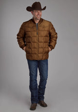 Menscarmel Zipper Jacket - ROPER - Flyclothing LLC