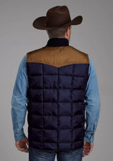 Mens Poly Fill Zipper Vest - ROPER - Flyclothing LLC