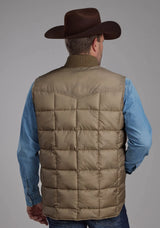 Mens Khaki Zipperjacket - ROPER - Flyclothing LLC