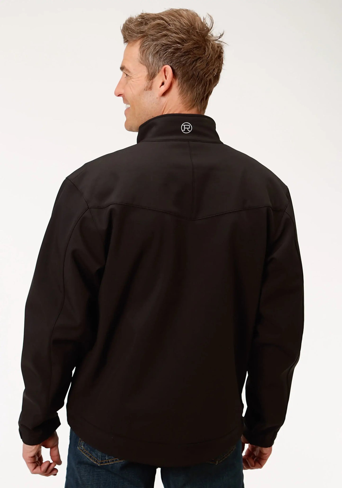 Mens Outerwear Black With Black Fleece - ROPER - Flyclothing LLC