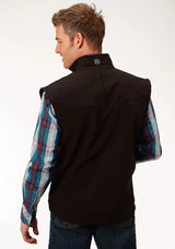 Mens Outerwear Black With Black Fleece - ROPER - Flyclothing LLC