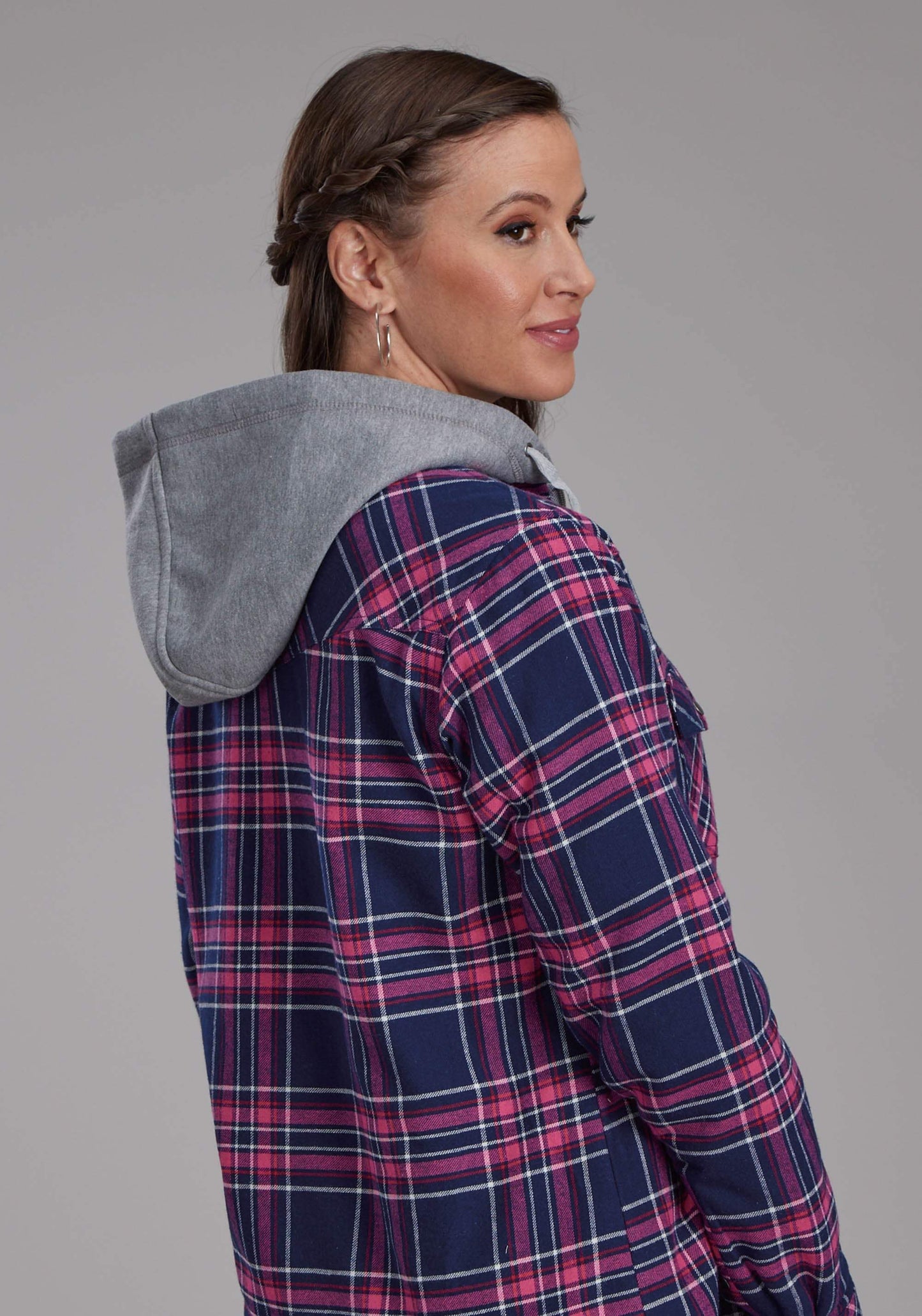 Roper Womens Thermal Lined Flannel Shirt Snap Jacket - Roper - Flyclothing LLC
