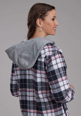 Roper Womens Thermal Lined Flannel Shirt Snap Jacket - Roper - Flyclothing LLC