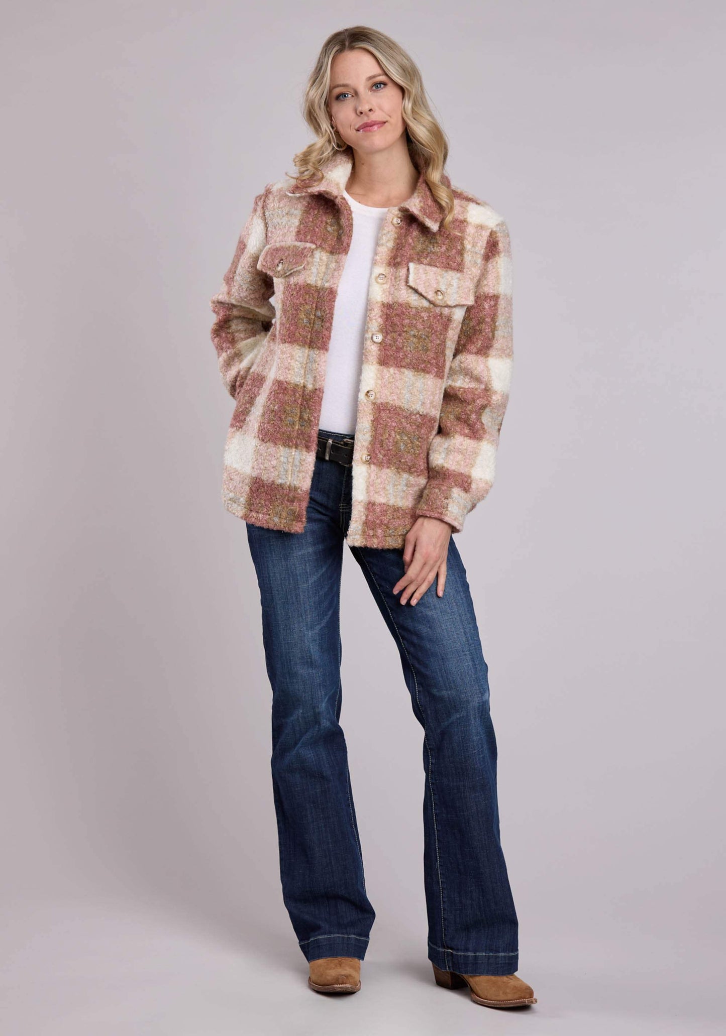 Womens Roper Oversized Shirt Jacket - Roper - Flyclothing LLC