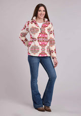 Roper Womens Jacket Zipper 1/4 Zip Polar Fleece Pullover Western Jacket - Roper - Flyclothing LLC