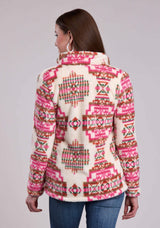 Roper Womens Jacket Zipper 1/4 Zip Polar Fleece Pullover Western Jacket - Roper - Flyclothing LLC