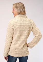 Roper Womens Faux Mink Fleece Jacket Pullover - Roper