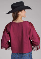 Roper Womens Cotton Fleece Sweatshirt Pullover Jacket - Roper - Flyclothing LLC