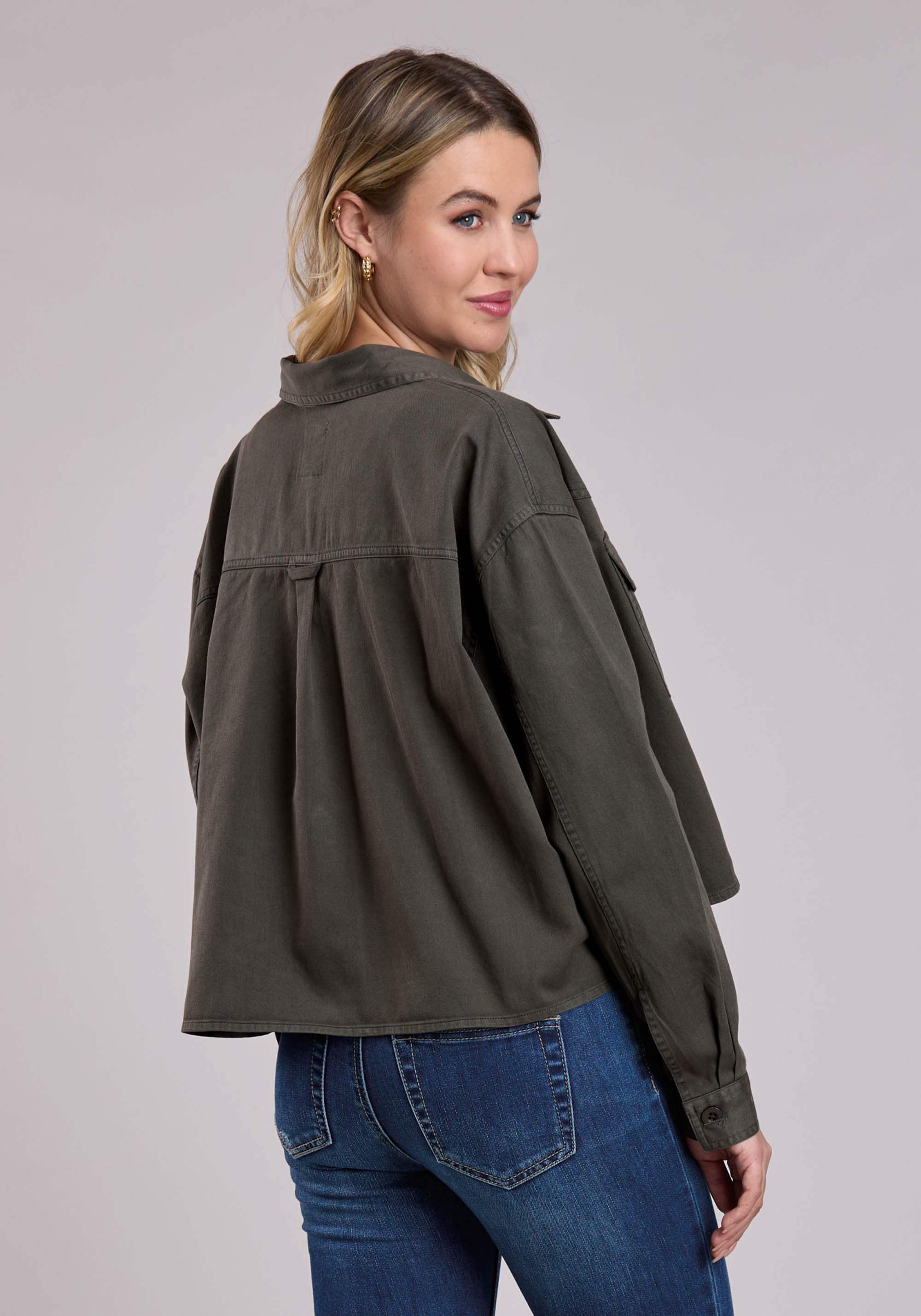 Roper Womens Jacket Button Pigment Dyed Western Jacket - Roper - Flyclothing LLC