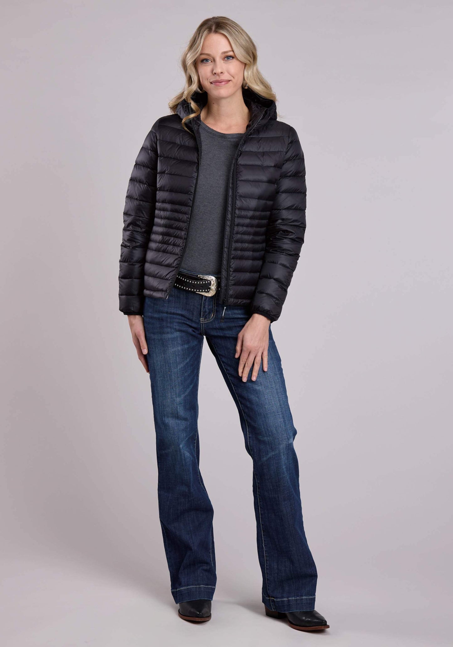 Womens Roper Nylon Down Proof Coated Jacket - Roper - Flyclothing LLC