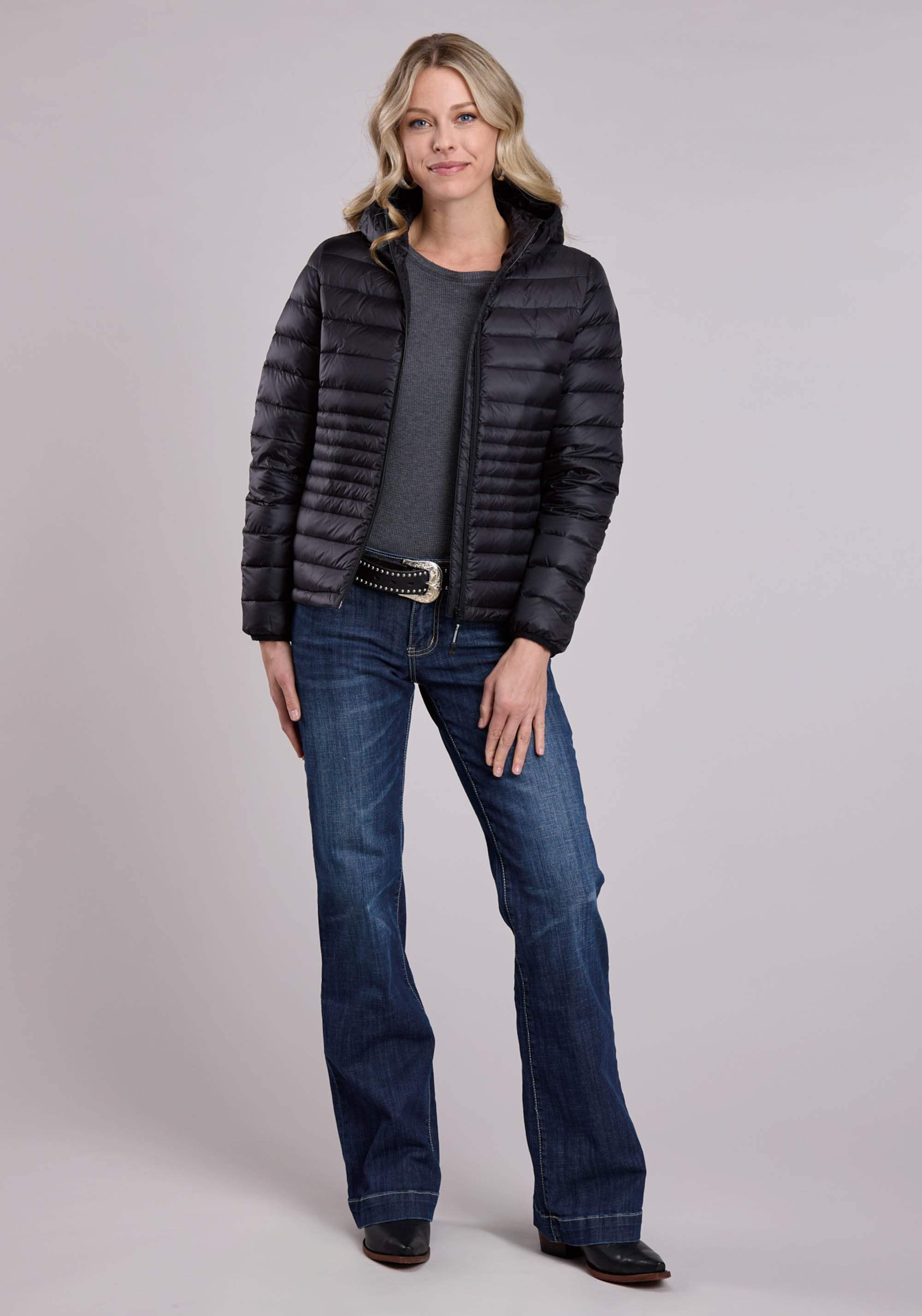 Womens Roper Nylon Down Proof Coated Jacket - Roper - Flyclothing LLC