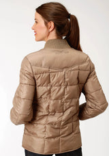 Roper Womens Khaki Poly-Filled Jacket - Roper - Flyclothing LLC