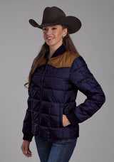 Roper Womens Ladies Poly Fill Zipper Jacket