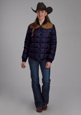 Roper Womens Ladies Poly Fill Zipper Jacket