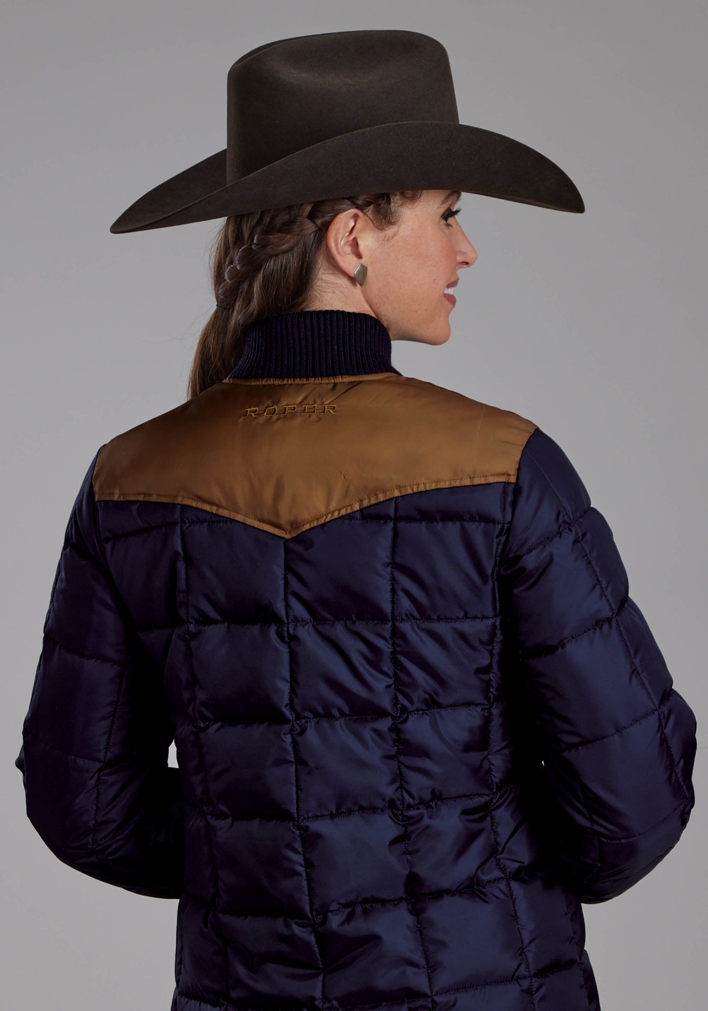 Roper Womens Ladies Poly Fill Zipper Jacket
