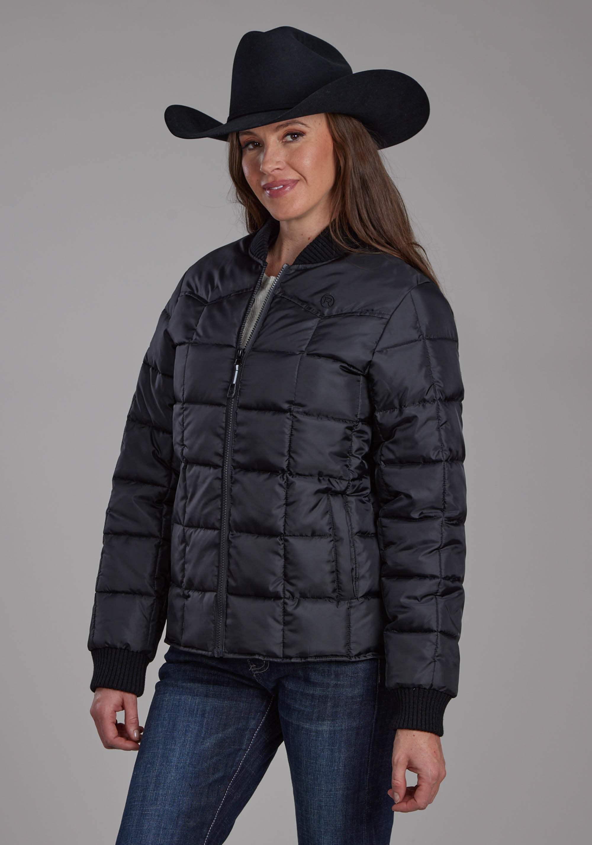 Roper Womens Women's Black Zipper Jacket - Roper - Flyclothing LLC