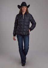 Roper Womens Women's Black Zipper Jacket - Roper - Flyclothing LLC